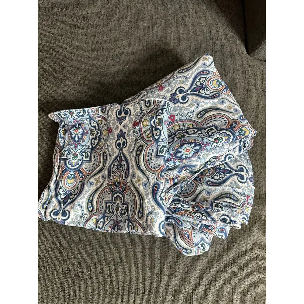 Lauren Ralph Lauren Karina Paisley Duvet Cover Set Blue Multi Queen